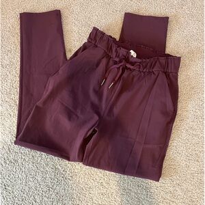 Maroon Drawstring Pants